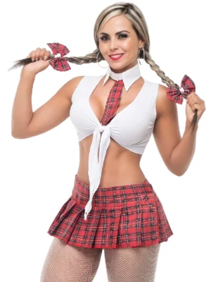 Disfraz de Colegiala Sexy para Mujer Uniforme Erotico