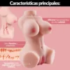 Caracteristicas Torso de Mujer Masturbador Realista