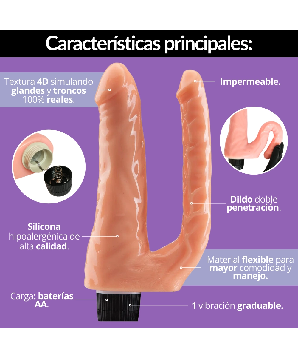 consolador doble cabeza